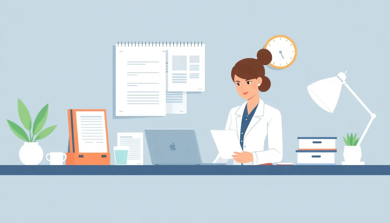 Administrative assistant illustration