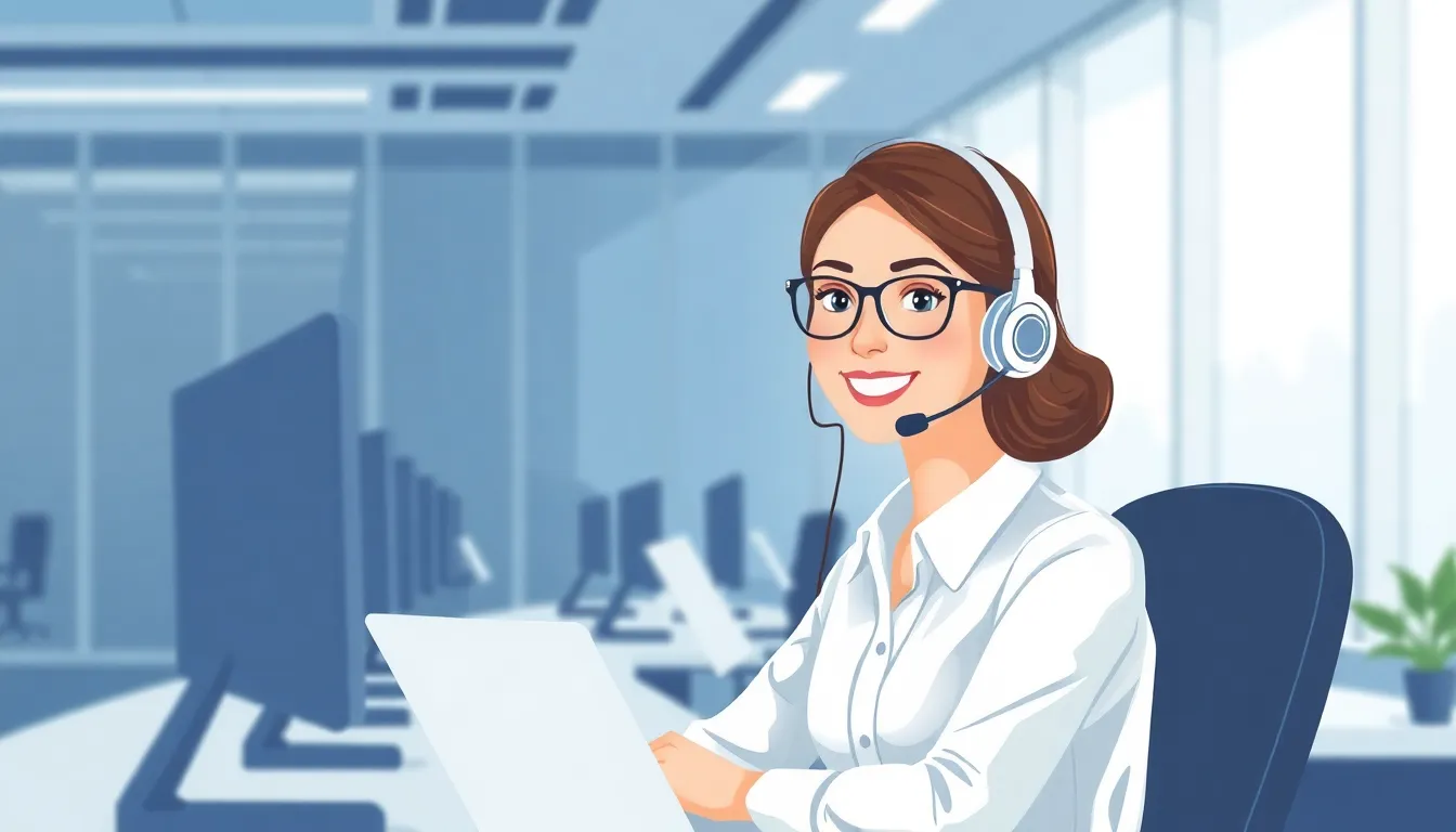 Customer service illustration