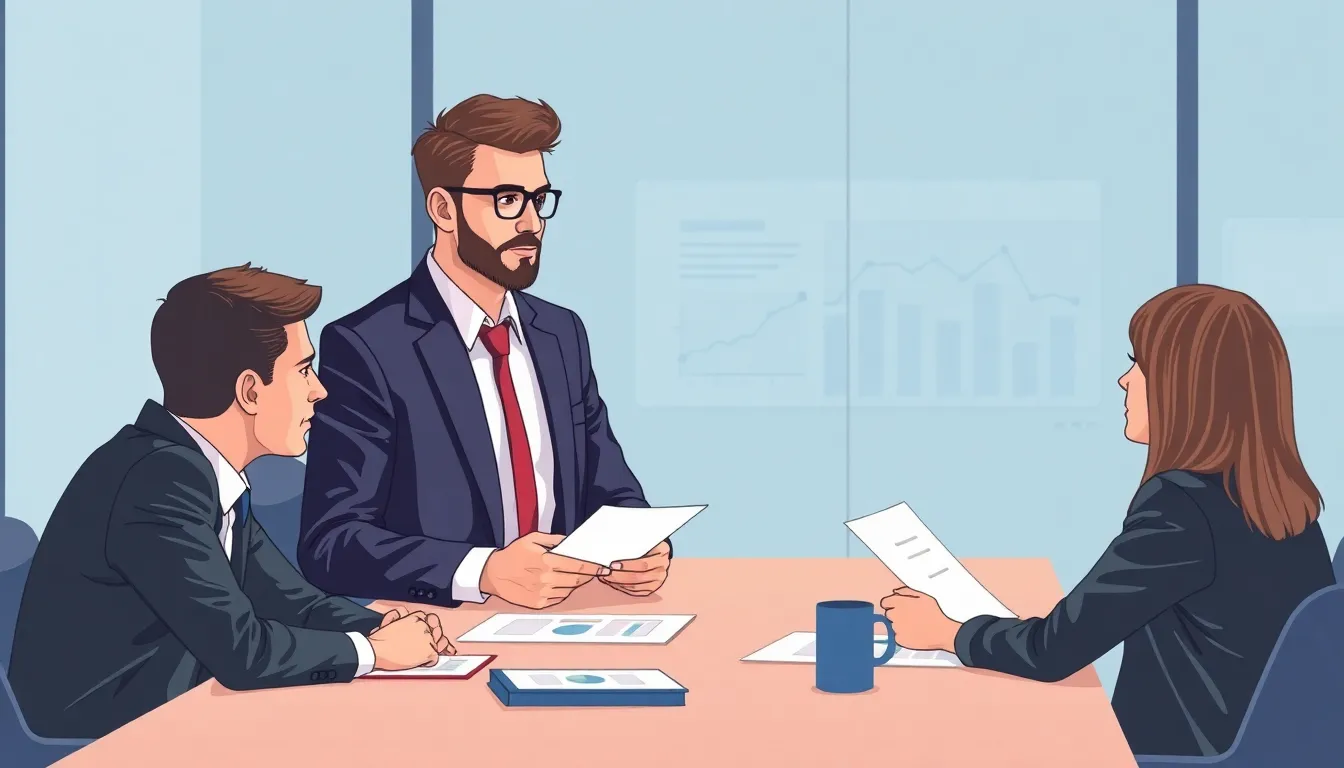 Sales representative illustration