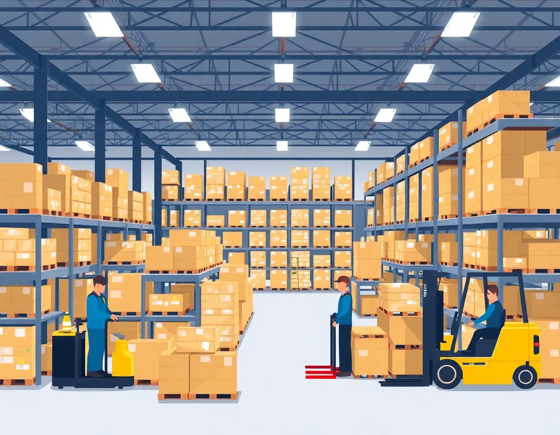 Warehouse illustration