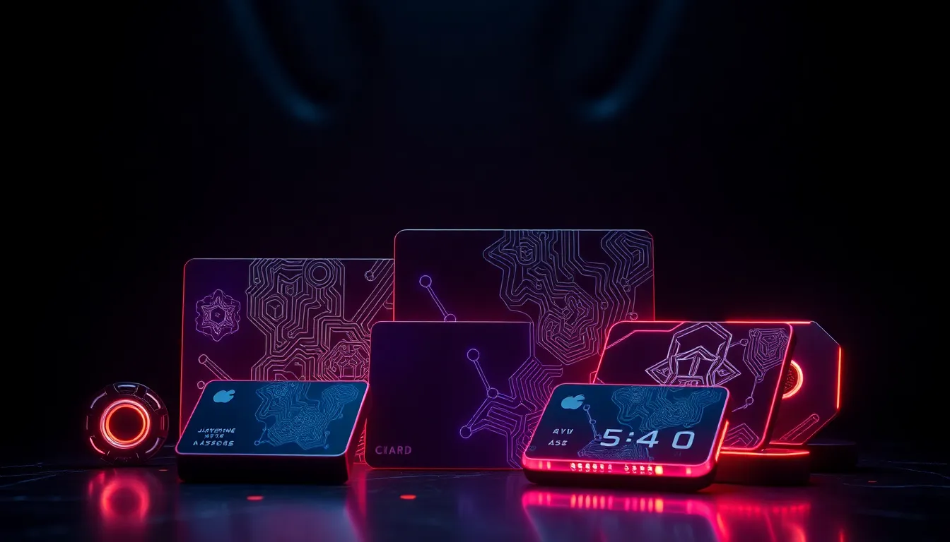Futuristic AI shop visual