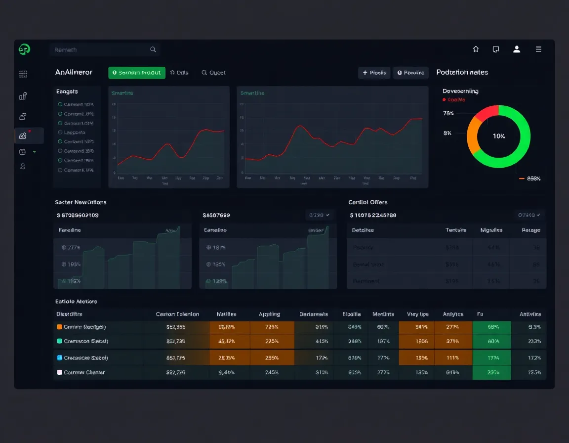 CPA network analytics dashboard visualization