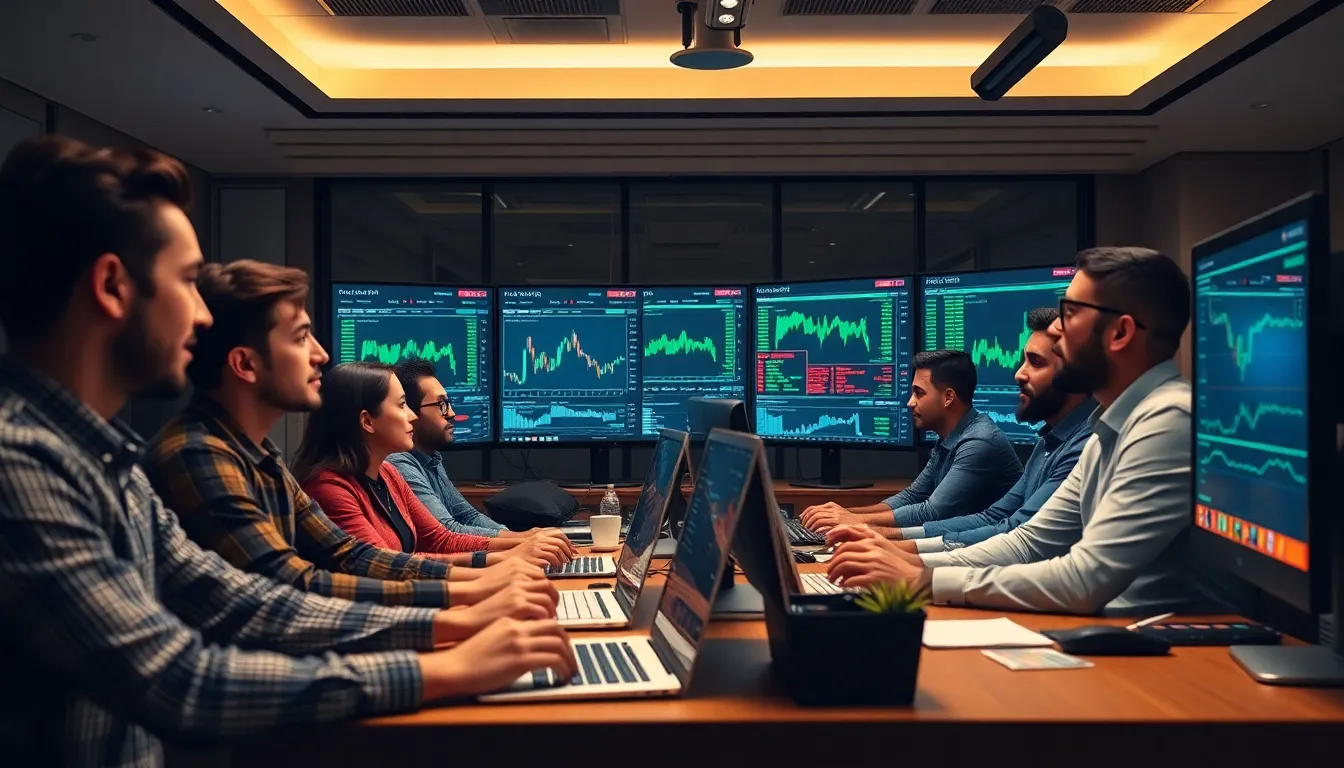 Performance marketers collaborating