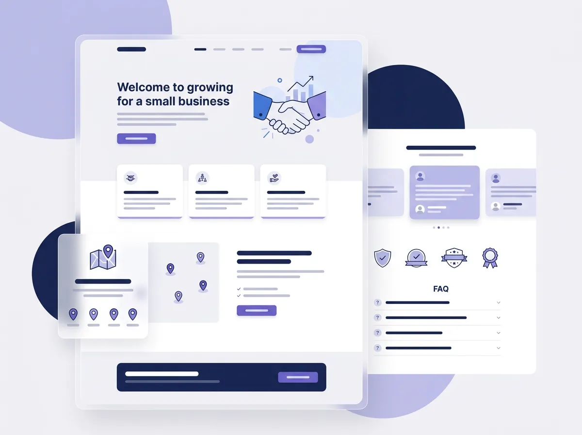 Create your small business website with AI