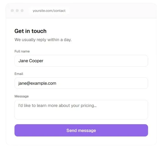 Creatore di Moduli Web Gratuito