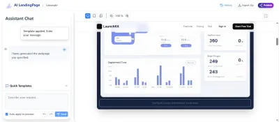 Chat & Generate Area