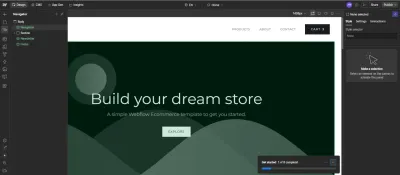 Webflow es un constructor de sitios web IA más profesional — y más caro.