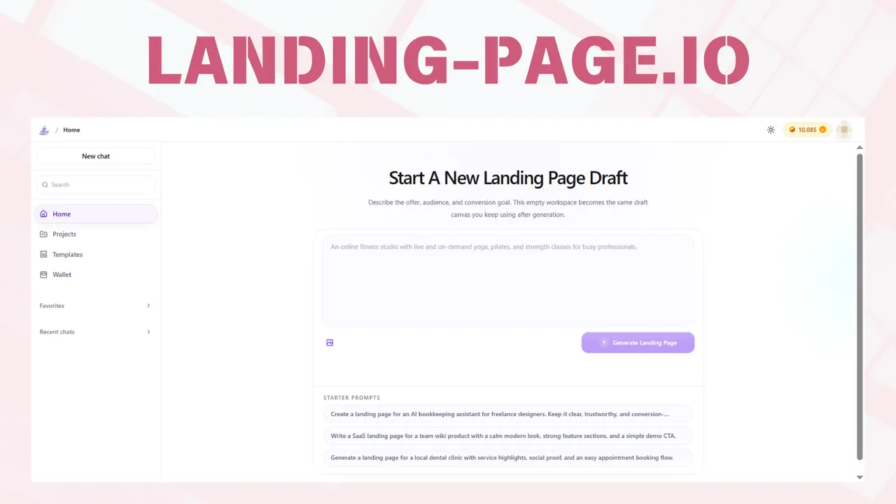 Automated landing page design use Landing-page