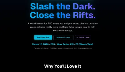 Build hype with trailers, features, and platform availability.