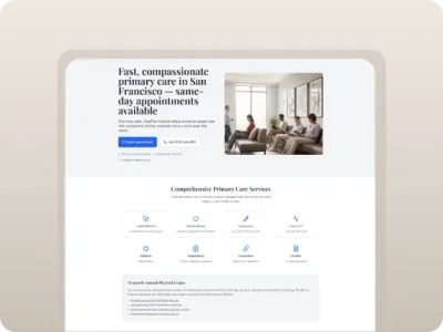 Healthcare Clinic Lead Gen Landing Page Solution