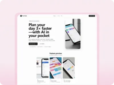 Mobile App Preorder Landing Page Solution