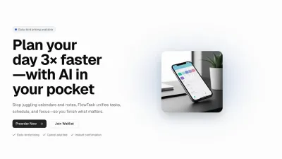 Lösung für Mobile App Vorbestellungs-Landingpage