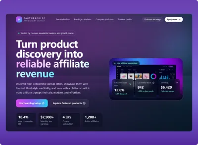Affiliate Landing Page preview