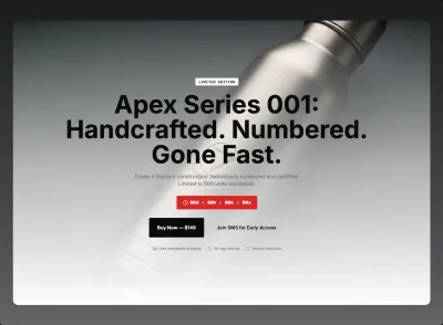 E-commerce Drop Landing Page Solution preview