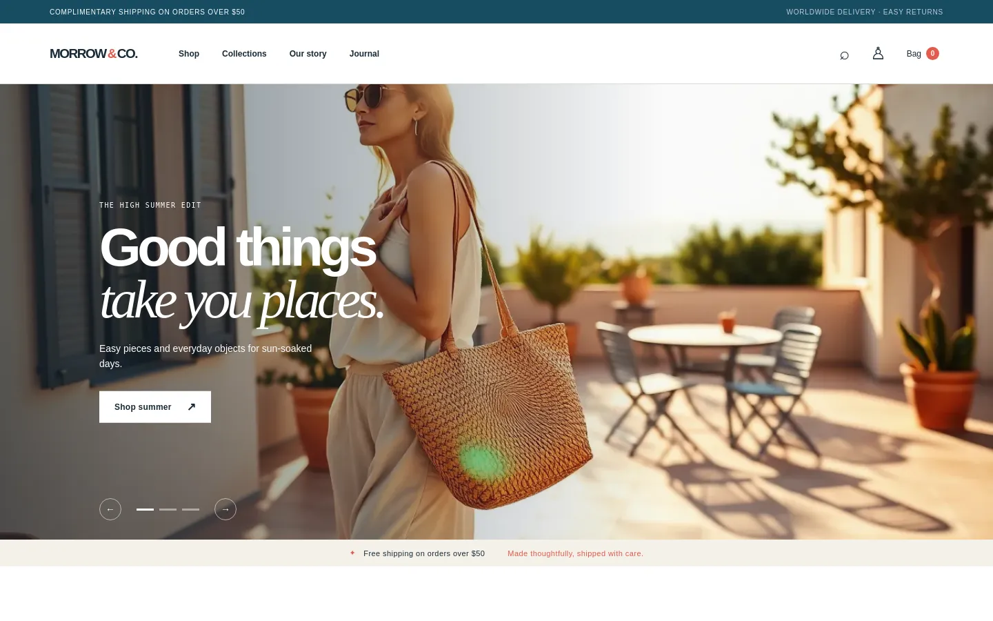 Online Storefront Template | AI-Powered Builder template preview