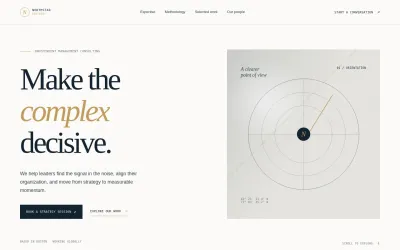 Consulting Firm Website Template | AI-Powered Builder preview