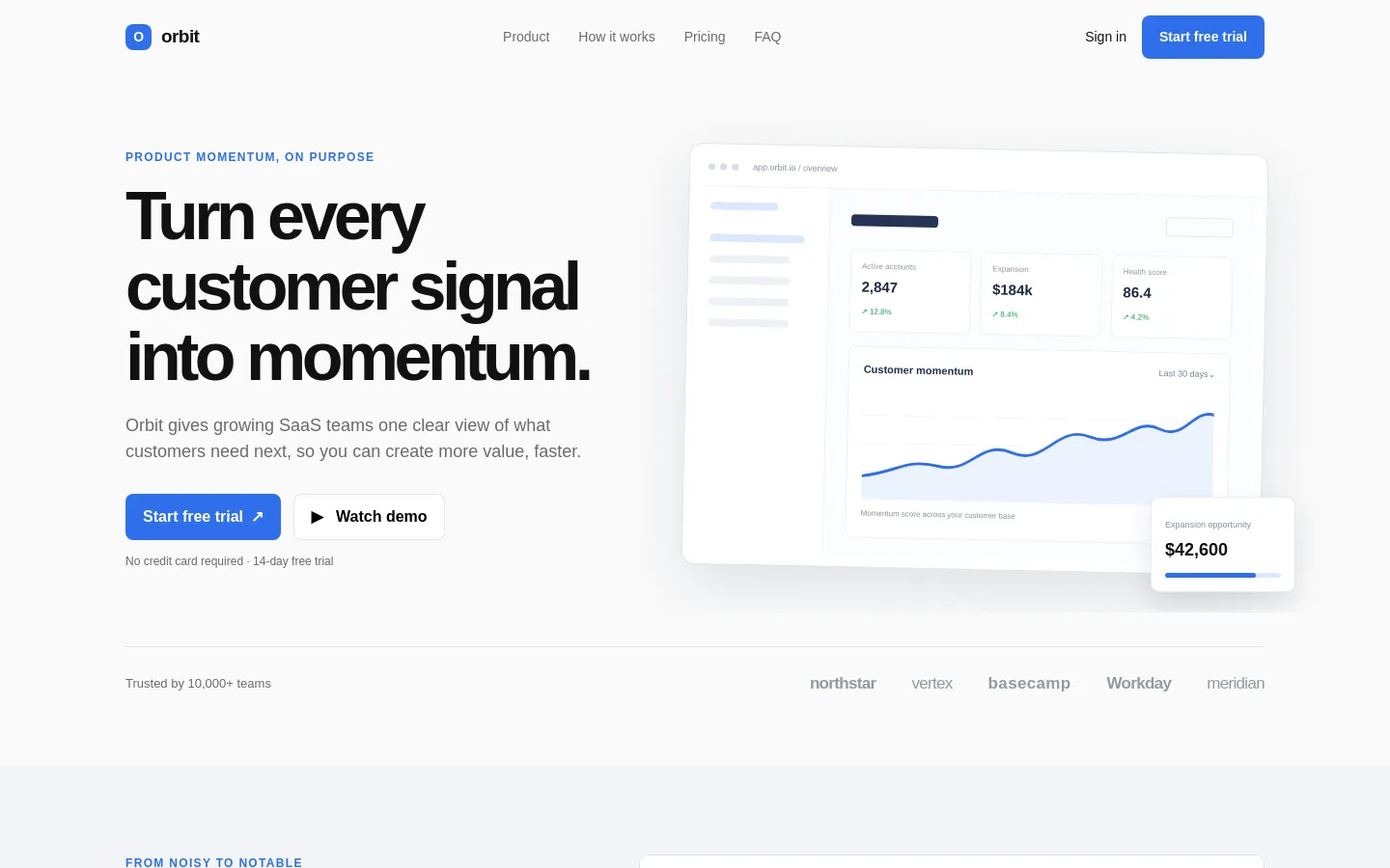 SaaS Product Showcase Template | AI-Powered Builder template preview