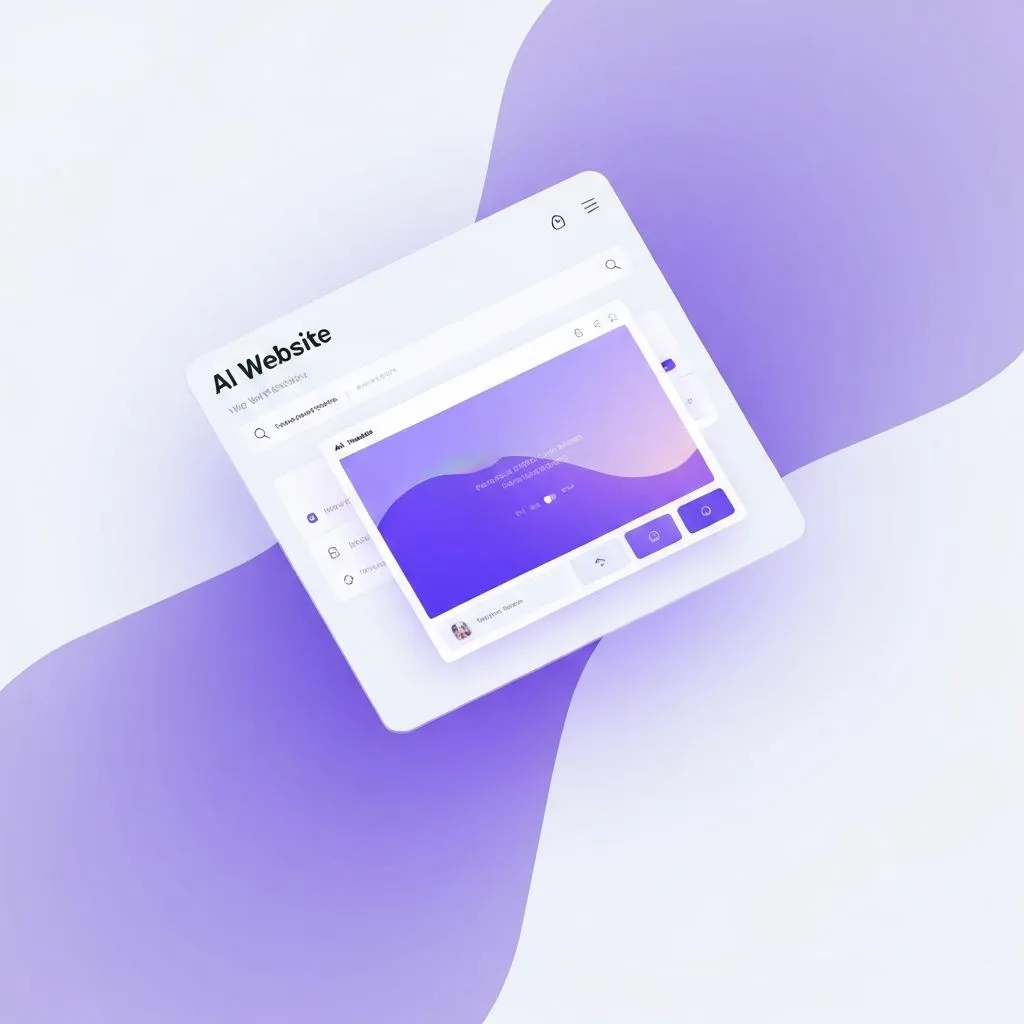 AI Website Design Tool Interface