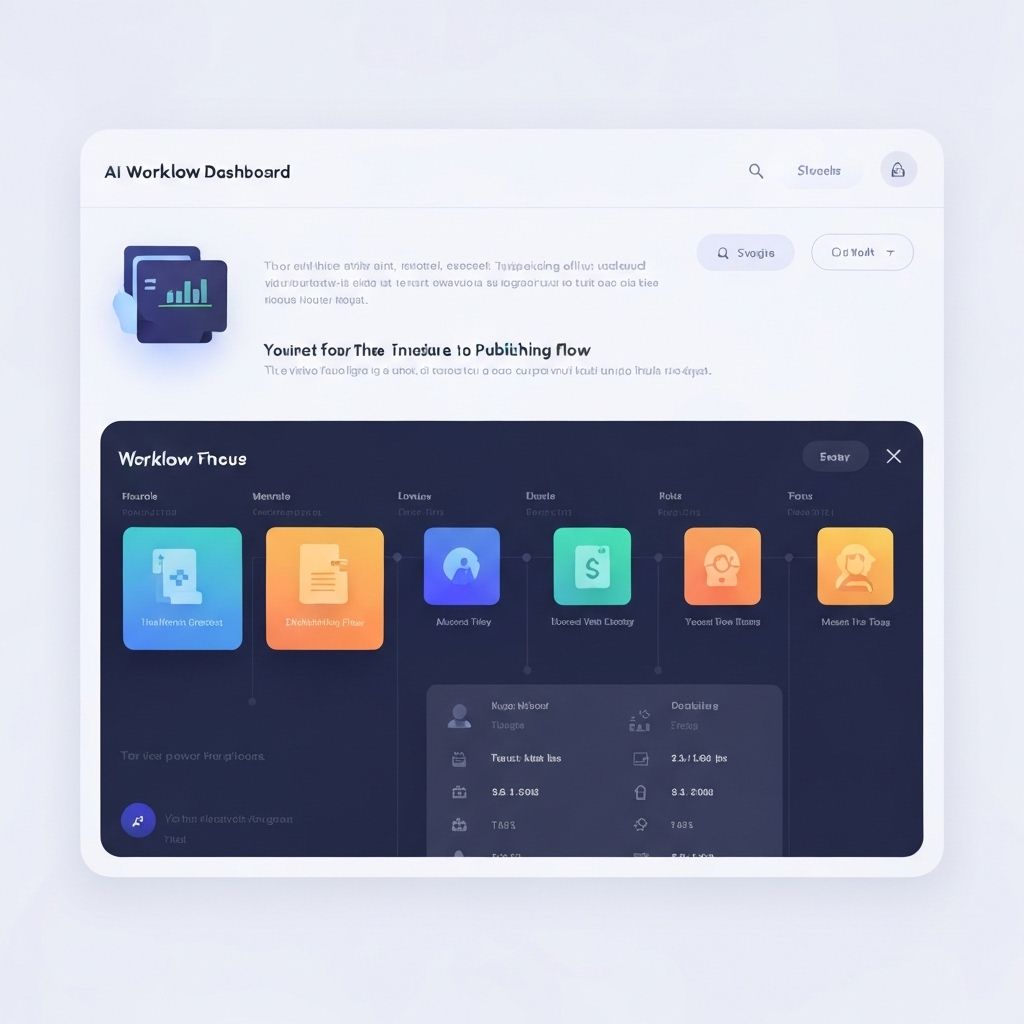 CortexFlow workflow interface showing prompt, approval, and publish stages