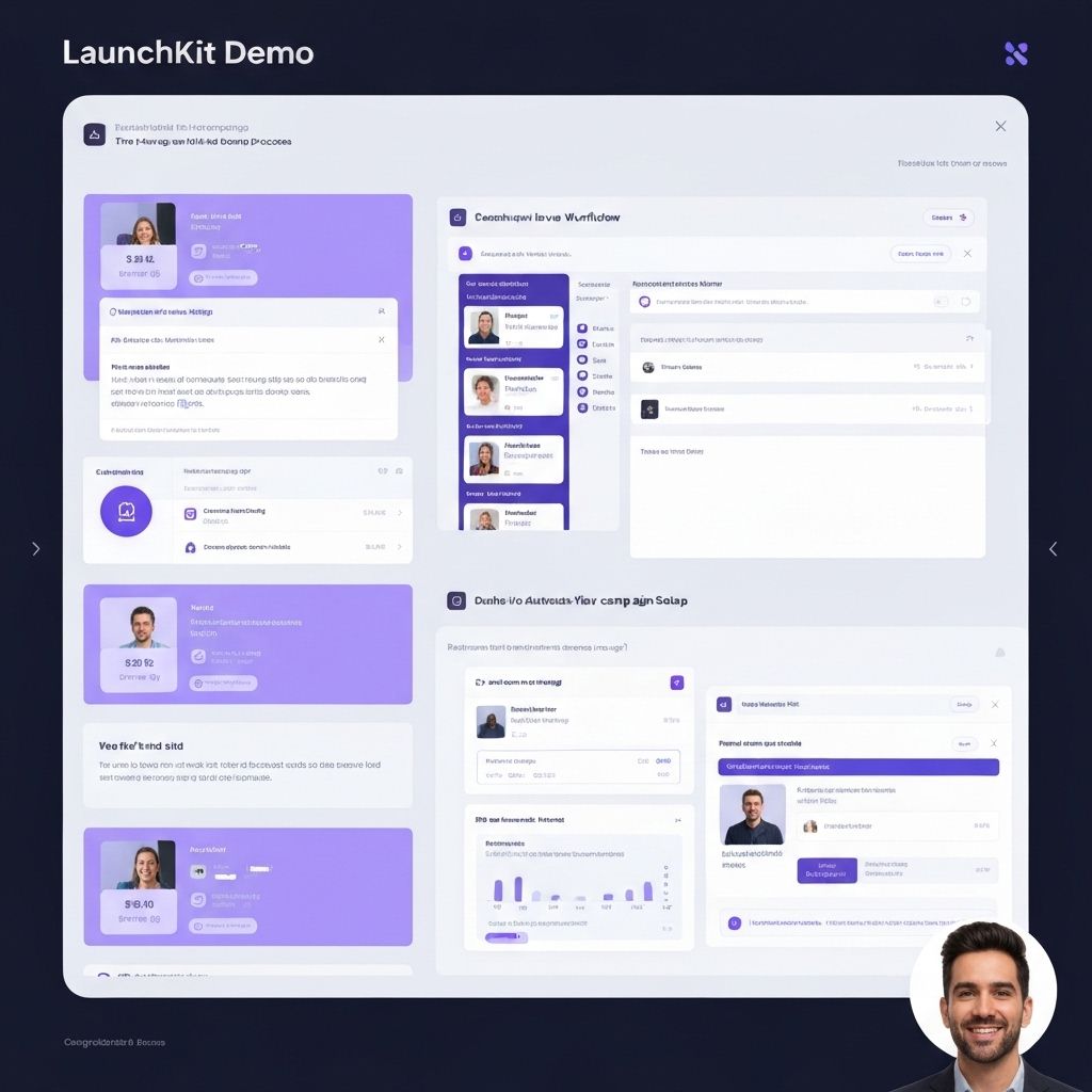 LaunchKit product demo video