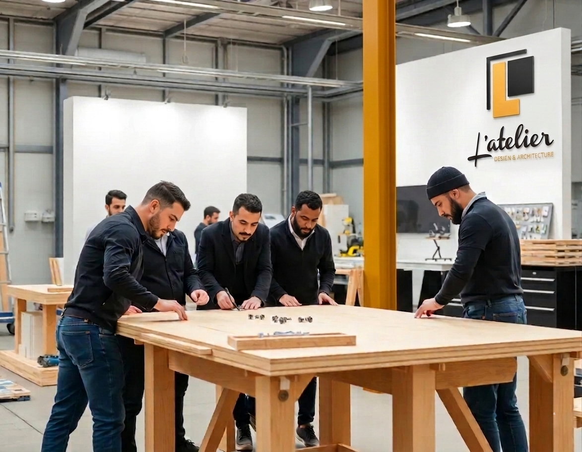 Équipe L'Atelier au travail